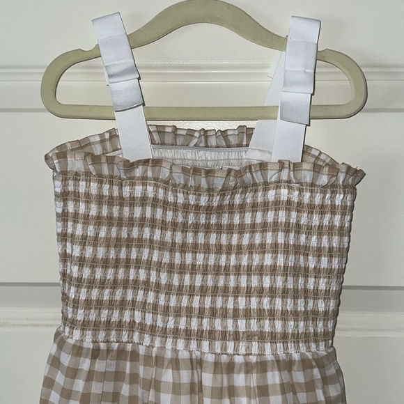 Size 6 Janie and Jack Gingham Dress - Picture 3 of 10